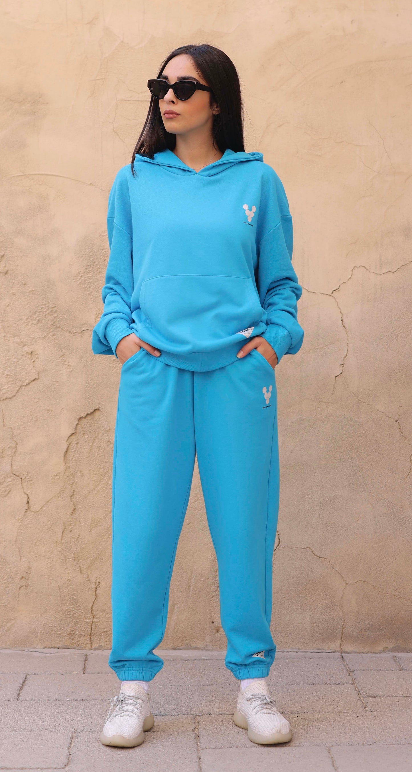Women Hoodie & Jogger Sky Blue