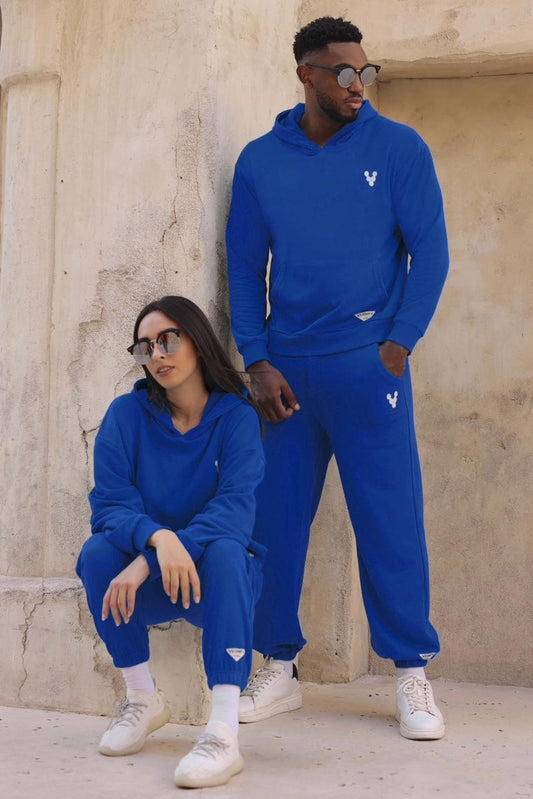 “Two” Hoodie & Jogger Sets for Men and Women - Blue